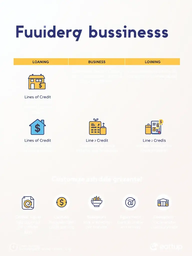 A clear and concise graphic illustrating the various funding options available through Mulah, emphasizing the flexibility and customization for courier businesses.