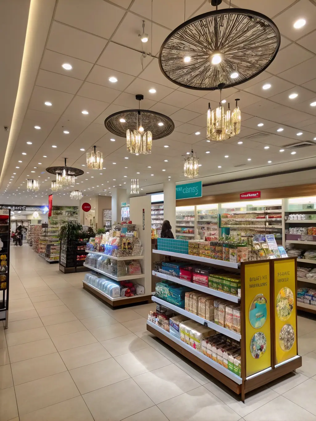 A modern convenience store showcasing a wide variety of products, highlighting the impact of Mulah funding on inventory and store improvements.