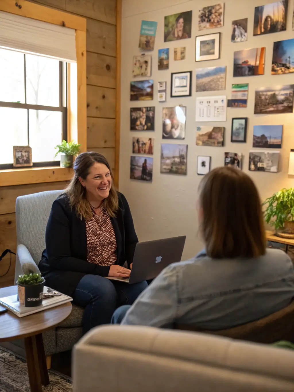 A customer testimonial video still featuring a happy food and beverage business owner sharing their positive experience with OnDeckClone's funding solutions.