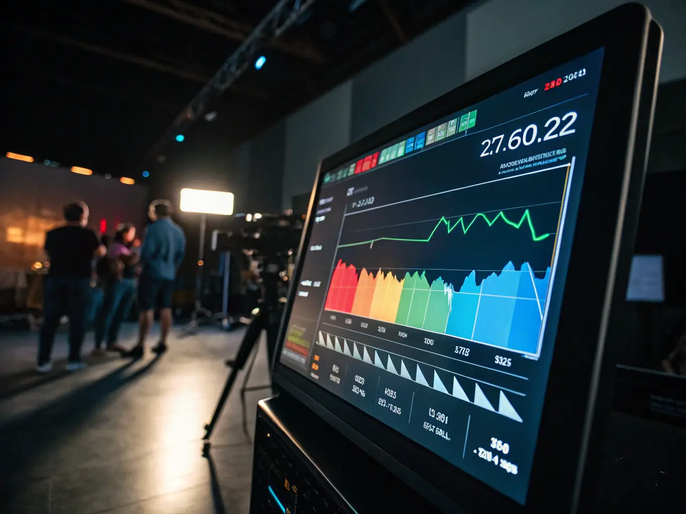 A graph showing the growth trajectory of an equipment sales business after partnering with Mulah, visually representing the positive impact of Mulah's funding.