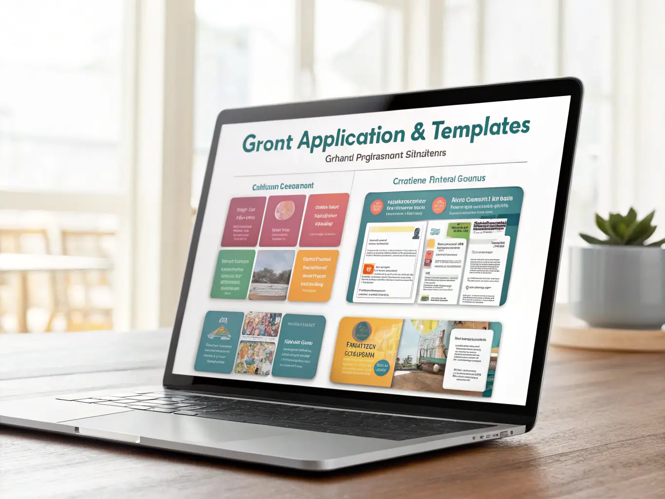 A digital interface showing a simplified funding application process, highlighting ease of use and speed.