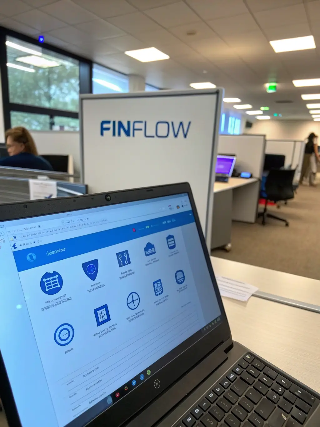 A visual representation of funds being transferred to a government contractor's account, with secure encryption symbols and a sense of speed and efficiency.
