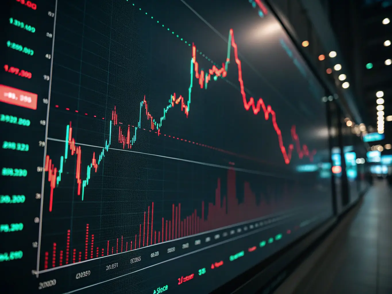 A graph showing upward financial trends, with coins and currency symbols subtly integrated, illustrating financial growth and success.
