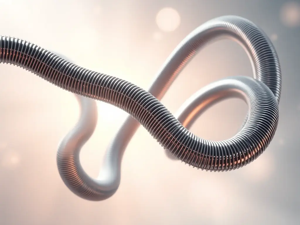 A flexible pipe bending in different directions, representing the flexible funding terms available through Mulah.com.