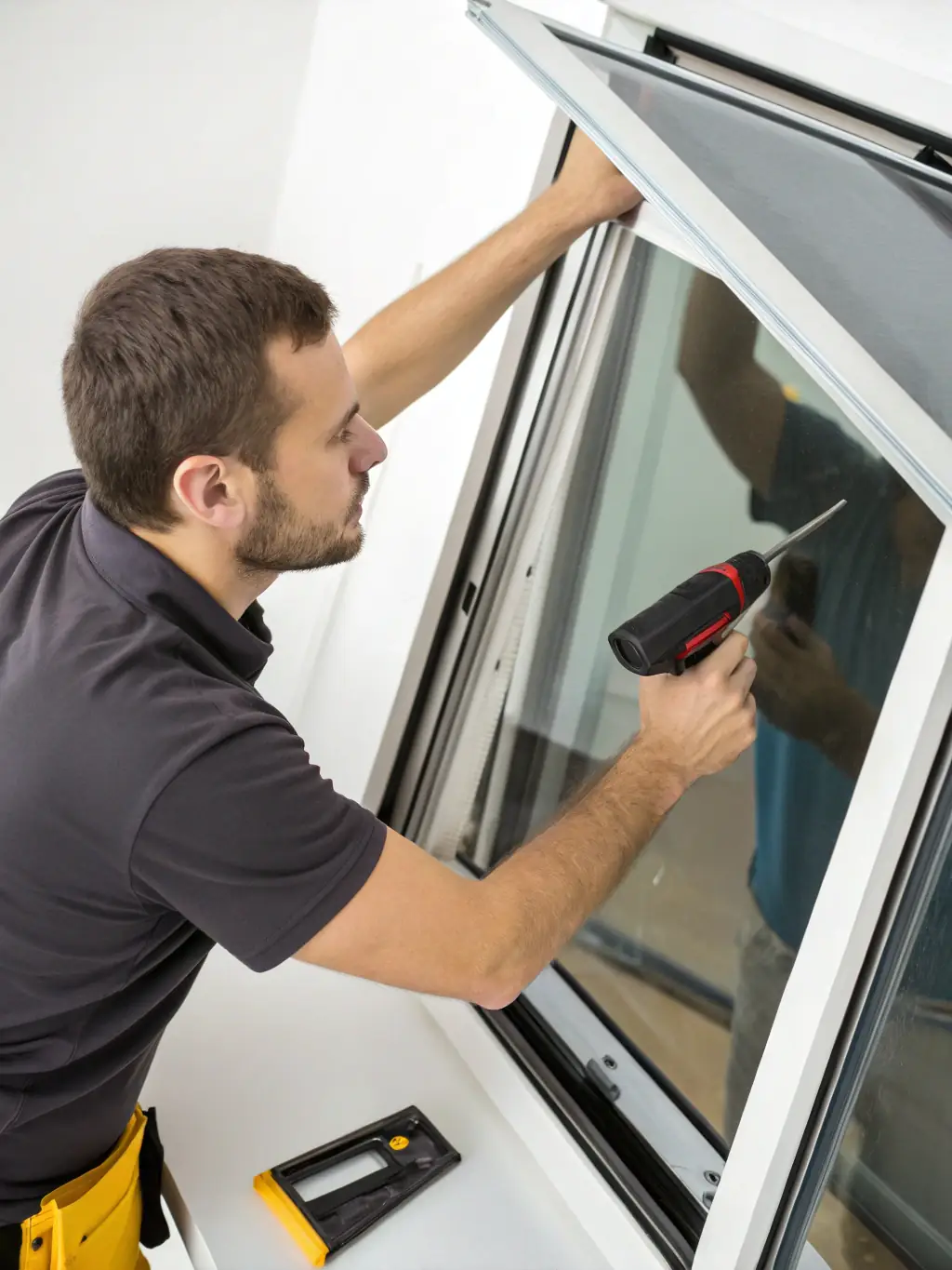 A close-up of various window tinting films and tools, emphasizing the importance of quality materials in the industry.