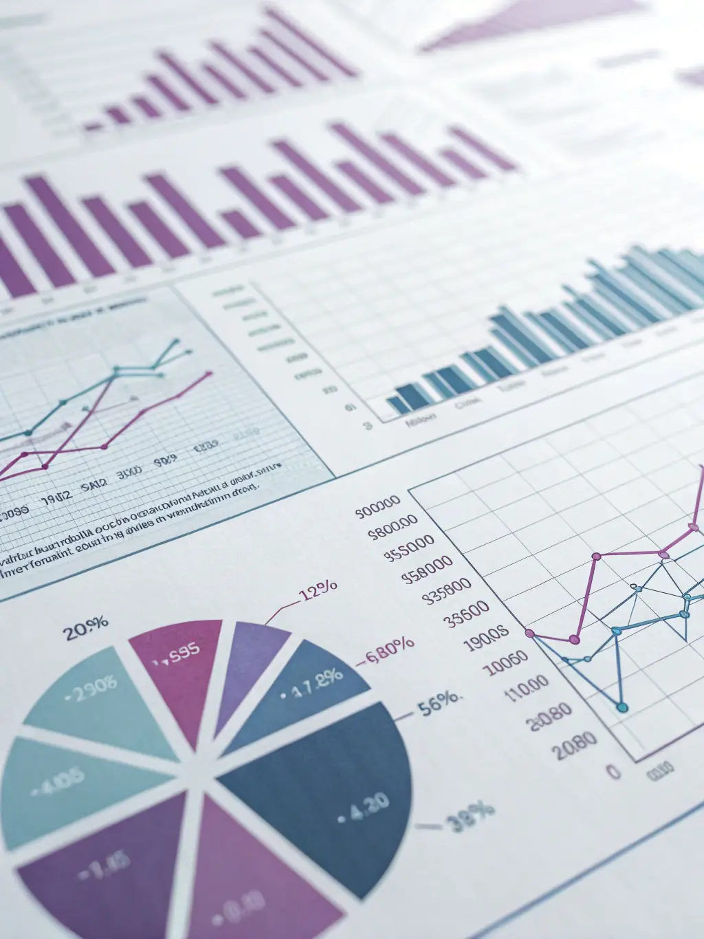 A visual representation of a growing graph, symbolizing the financial growth and stability that Mulah's funding can provide to law firms.