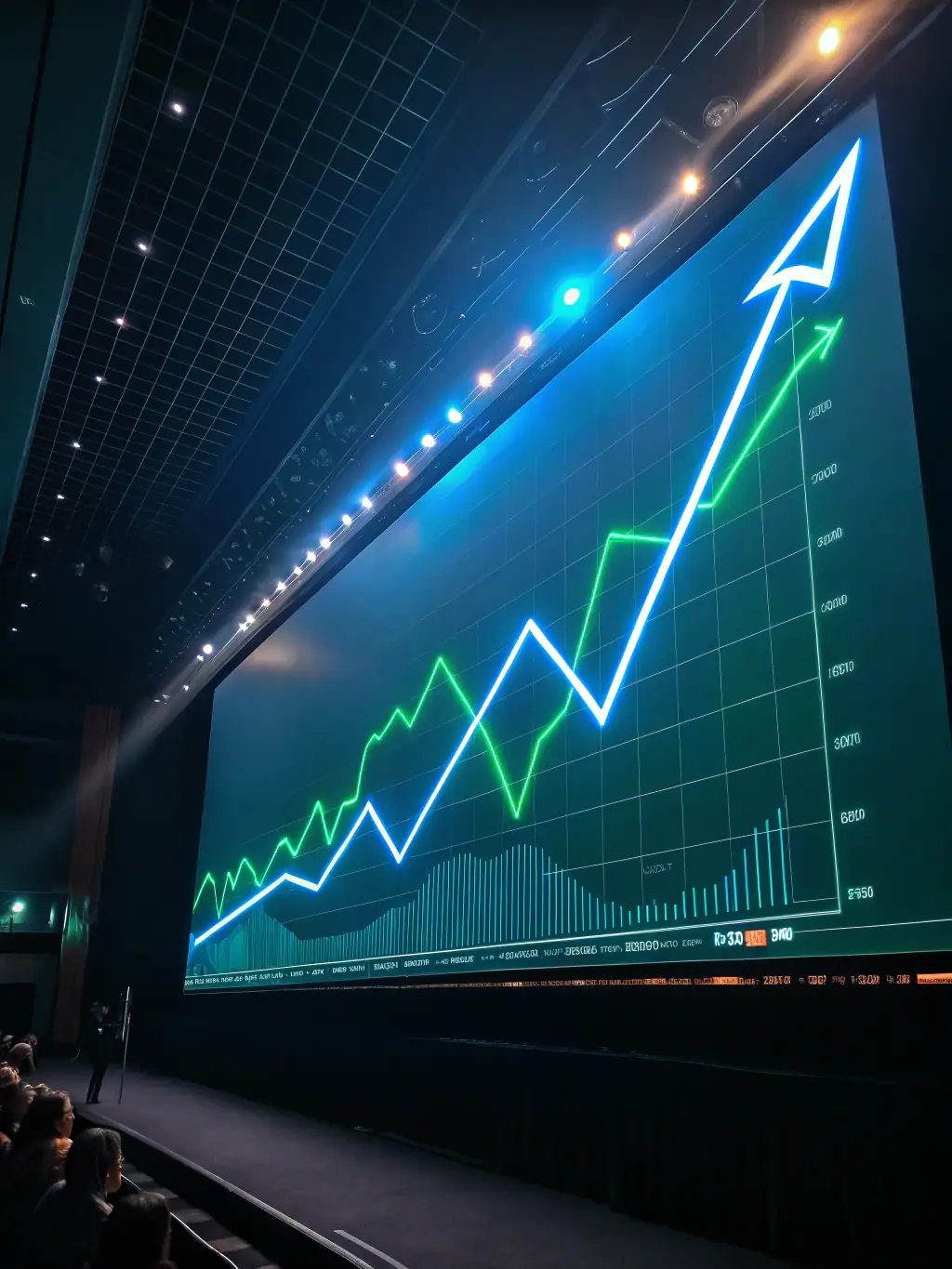 A graph illustrating revenue growth for a marketing agency after implementing Mulah's funding solutions.