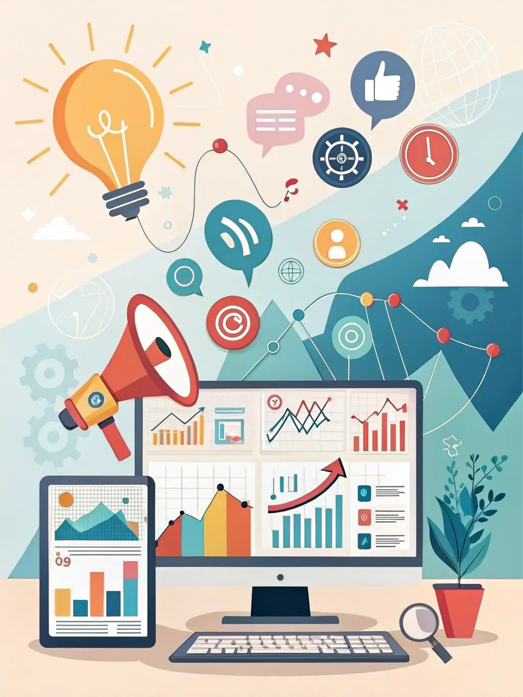 An image of diverse marketing tools and resources, such as software subscriptions, advertising platforms, and training programs, highlighting the versatility of funding.