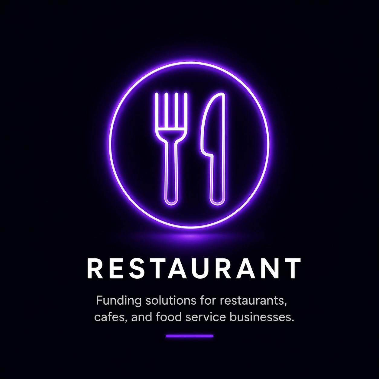 restaurant business funding icon fork knife mulah small business financing