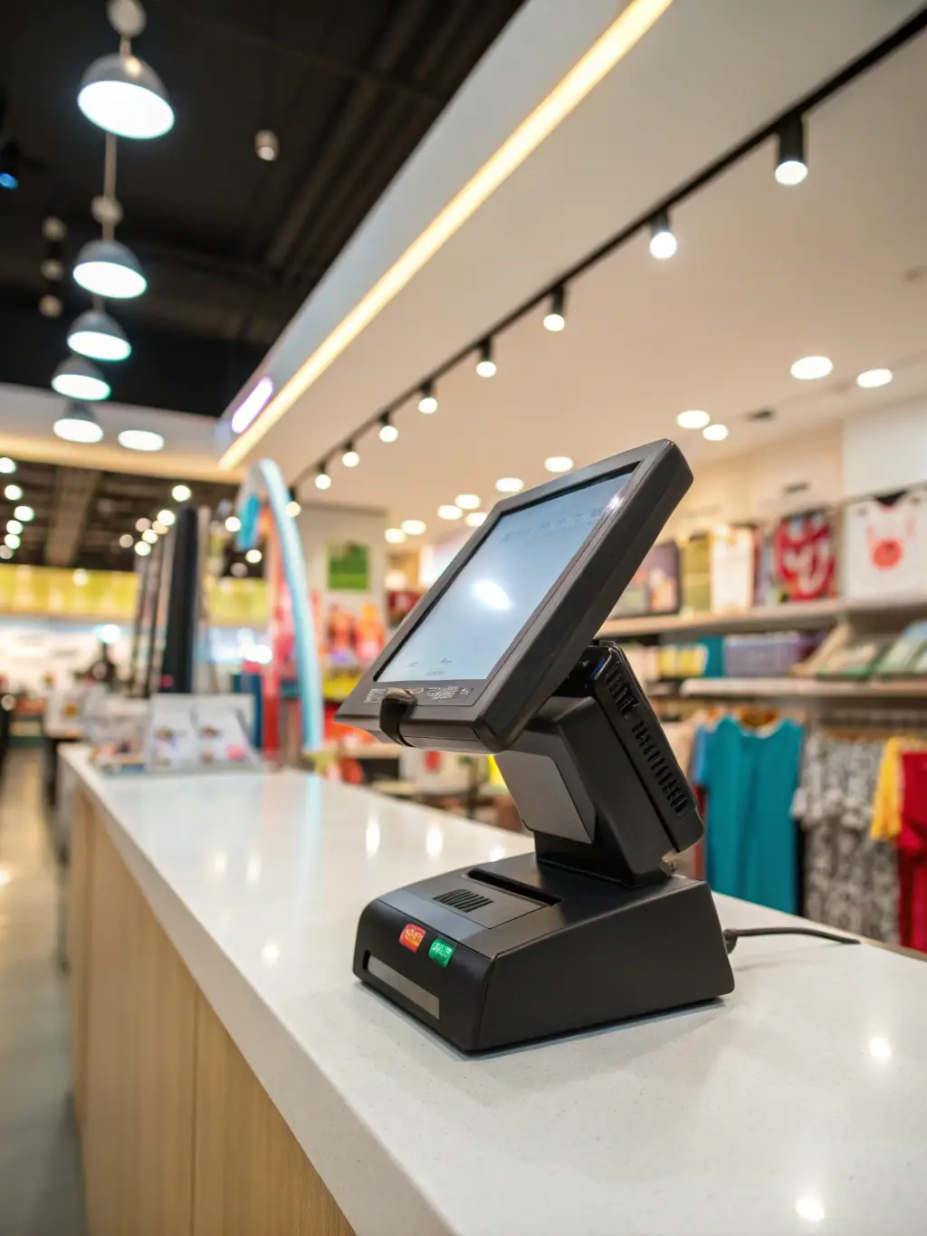 A modern point-of-sale (POS) system seamlessly integrated with Mulah's payment processing, showcasing compatibility.