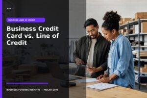 business credit card vs. line of - Mulah business funding guide