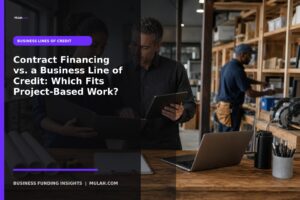 contract financing vs. business line of - Mulah business funding guide