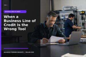 business line of credit wrong tool - Mulah business funding guide
