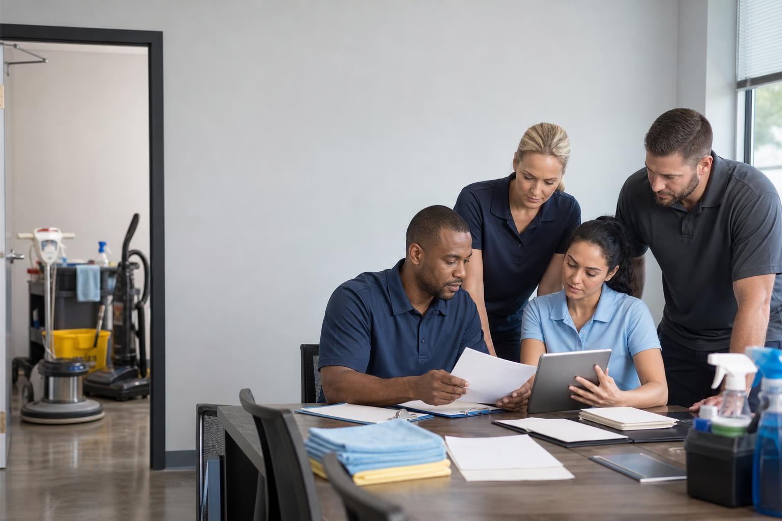 working capital for commercial cleaning contracts - Mulah business funding guide