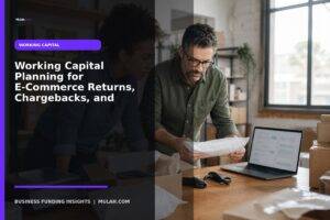 working capital for returns and chargebacks - Mulah business funding guide